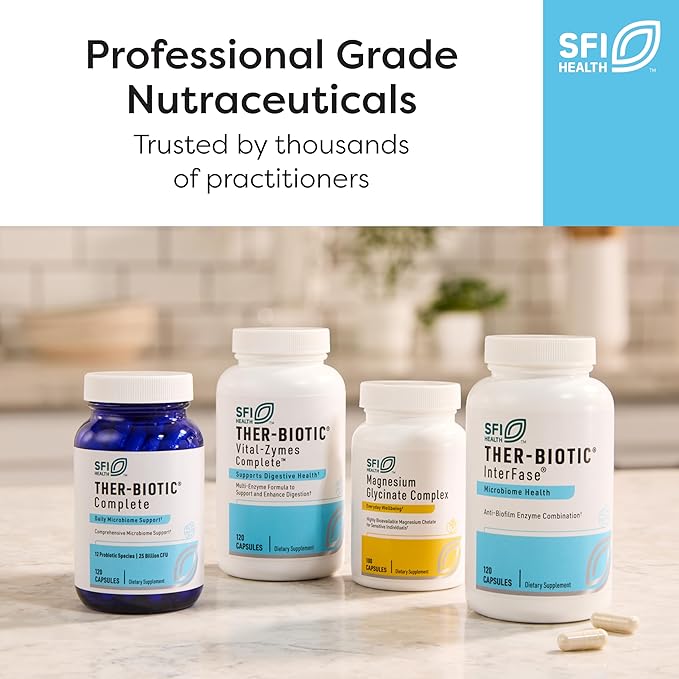 Klaire Labs SFI Health Betaine HCl 648mg - Hypoallergenic Betaine Supplement to Support Digestion &amp Nutrient Absorption - Gluten-Free Corn-Free (100 Capsules)