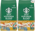 Starbucks Ground Coffee Starbucks Blonde Roast Coffee Decaf Veranda Blend—100% Arabica 1 bag (12 oz) (Pack of 2)