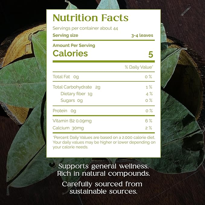 Organic Pharmacist Dried Soursop Leaves Graviola Leaf Guanabana Guyabano Leaf Used for Tea and Extract Soursop Bitters for Tea 90G 230+ Whole Leaves