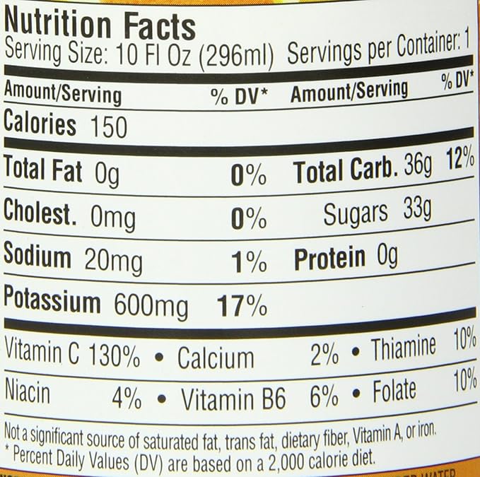 Langers 100% Juice Orange 10 Fl Oz (Pack of 12)