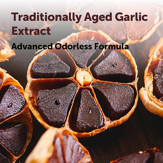 Micro Ingredients Odorless Garlic 300 Softgels | 2 Years Aged Garlic Extract | Grown Allium Sativum Bulb | Natural Herbal Supplements | Non-GMO Gluten Free