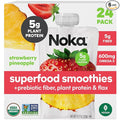 Noka&nbspStrawberry Pineapple Flavored Smoothie 4 Pieces Non GMO 16.9 Ounces (Pack Of 6)