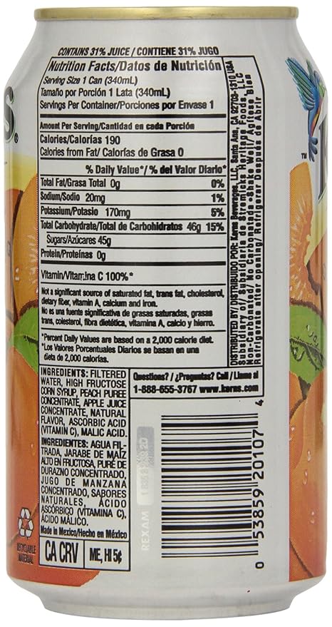 Kern's Peach Nectar 11.5 oz