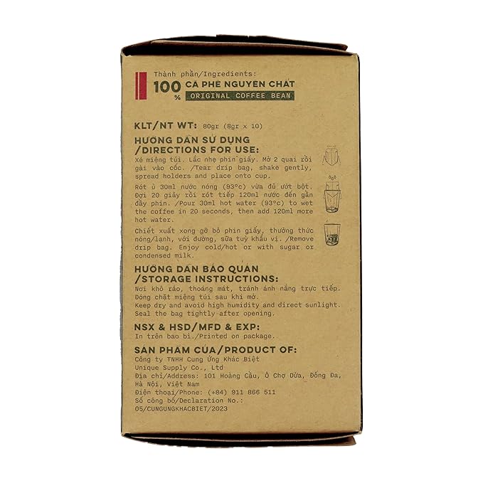 CONG CAPHE - TỰ DO - LIBERTY” Ground Coffee Vietnamese Coffee Robusta &amp Arabica Coffee Medium Roasted (Bag)