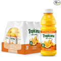 Tropicana 100% Juice Orange Blend Single Serve 15.2 fl oz Bottles (Pack of 12) - Real Fruit Juice Vitamin C Rich No Added Sugars No Artificial Flavors