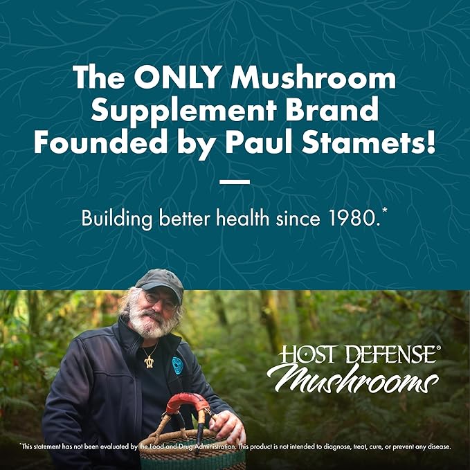Host Defense Reishi Powder - Mushroom Mycelium Powder - Heart &amp Immune Health Support Supplement - Mushroom Supplement to Support Energy &amp Vitality - Aids Overall Well-Being - 3.5 oz (66 Servi