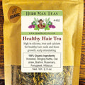 HEALTHY HAIR TEA — An Organic mineral-rich Herbal Blend to build Strong Healthy Hair and avoid hair thining Formulated by Master Herbalist Khabir - Non-GMO No Additives
