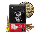 Sore Throat Tea - Wellness Tea Made with Elm Bark Licorice Root and Marshmallow Root with Herbal and Medicinal Properties - Low Caffeine - Loose Leaf 4 Ounces