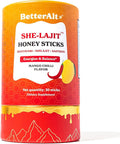 Better Alt She-Lajit Honey Sticks Mango Chilli Flavor | with Shatavari Shilajit &amp Saffron | 85+ Nutrients for Vitality &amp Stamina| 30 Sticks