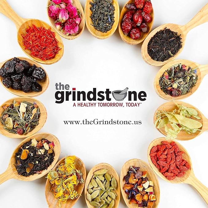 Grindstone Organic Tea Collection | Mint Dark Chocolate | Loose Leaf Tea | PET Snap on Kilner Jars | Pack of 2