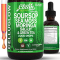 Clean Nutra Soursop Liquid Drops Sea Moss Moringa Shilajit Green Tea Vitamin D Vitamin C Garlic Supplements Grape Seed Lycopene Turmeric Root 4 Oz Immune Support &amp Cellular Health by Clean Nutra