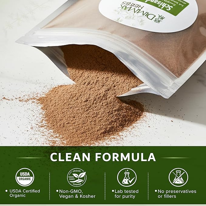 Dimmak Herbs Organic Schisandra Berry Extract 5:1 (Wu Wei Zi)- The Five Flavor Adaptogen for Liver Detox Glowing Skin &amp Mental Focus- Stress Relief Tonic (4oz)
