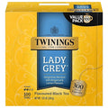 Twinings Lady Grey Black Tea Individually Wrapped Bags 100 Count (Pack of 1) Orange Peel &amp Lemon Peel Fresh and Uplifting Caffeinated Enjoy Hot or Iced 100 Teabags