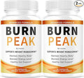 (2 Pack) Burn Peak Capsules - Official BurnPeak Weight Pills Advanced Premium Support All Natural Burn Peak Pink Salt Trick Supplement for Overall Health &amp Wellness Reviews 120 Capsules for 2 Mo