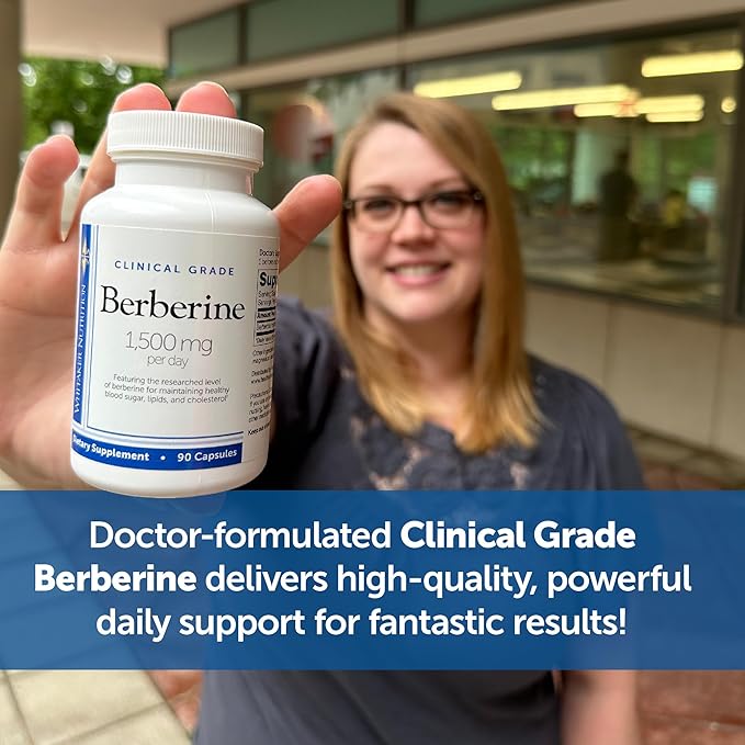Dr. Whitaker Clinical Grade Berberine | 1500mg Per Daily Serving | 30 Day Supply