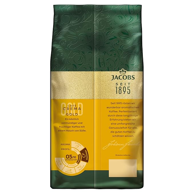 Jacobs Crema Whole Bean Coffee 1000 Gram / 35.2 Ounce (Pack of 1)