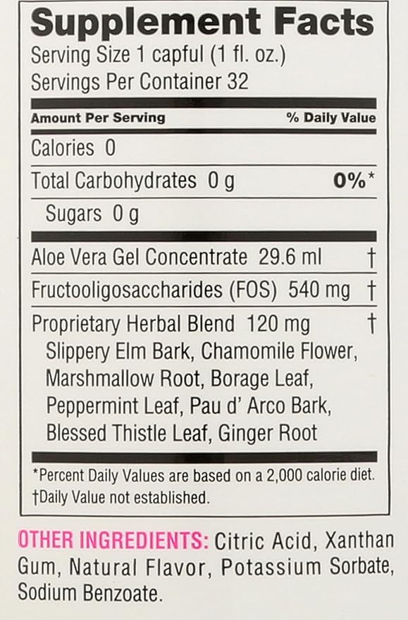 Aloe 80 Organics Stomach Formula 32 Ounce