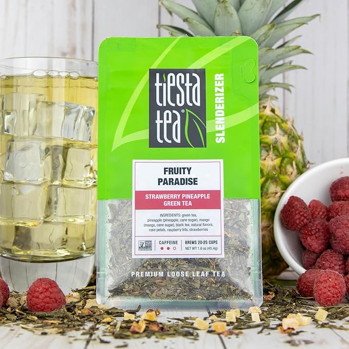 Tiesta Tea - Top Loose Leaf Tea Gift Box Medium Caffeinated Assorted Blends 3 Pouched Bags for Hot &amp Iced Brews Variety Pack Green Herbal Fruity &amp Lavender