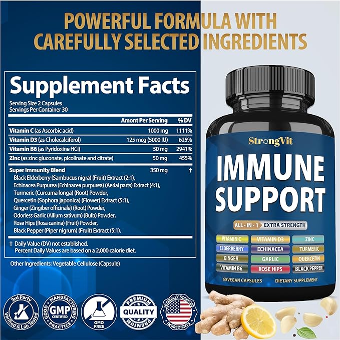 Cortisol &amp Immune Support Bundle (120 Capsules)