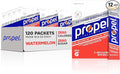 Propel Electrolyte Enhanced Water Drink Mix Powder Packets Watermelon Zero Calorie &amp Zero Sugar Hydration with Electrolytes and Vitamins C &amp E (120 Packets)