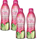 Maxx Herb Organic Red Nopal Cactus Juice - for Joint Support Healthy DigestionVegan Non-GMO and Gluten Free – 4 Bottles 32 Oz Each (128 Servings)