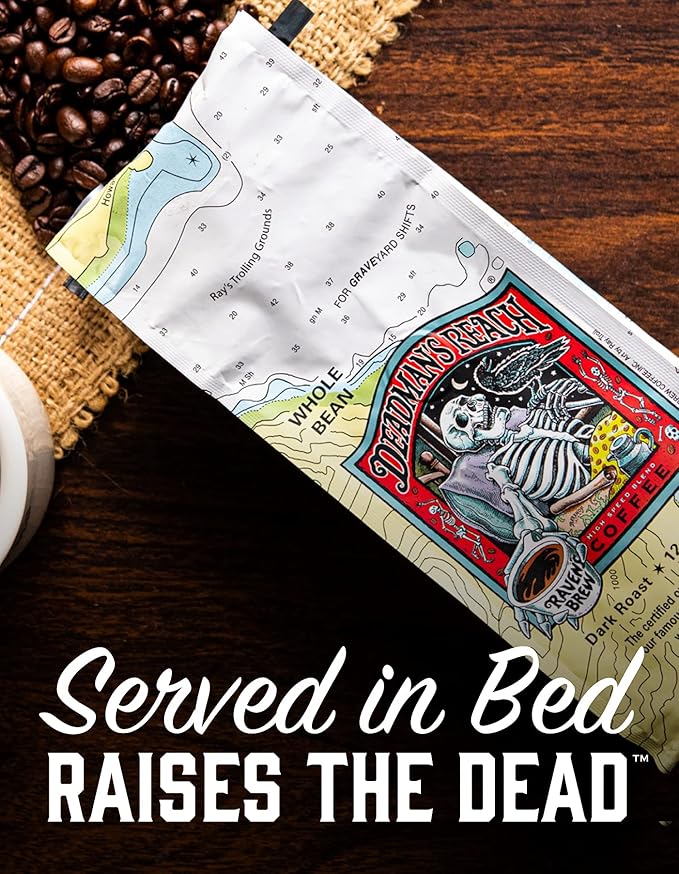 Raven's Brew Coffee High Caffeine Coffee Dark Roast Whole Bean – Deadman's Reach 2-pack of 12oz