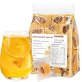 Rock Sugar Lemon Tea Lemon Honey Rock Candy 10.93oz /310g Yellow Lump Rock Sugar with Lemon Sugar Cubes Lemon Honey Candy Caffeine Free Individual Package