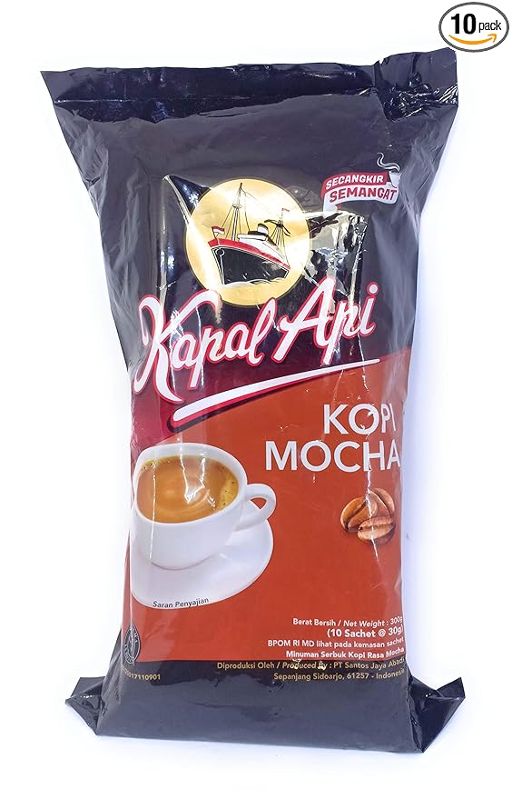 Kapal Api Coffee Mocha 10-ct  300 Gram (Pack of 1)