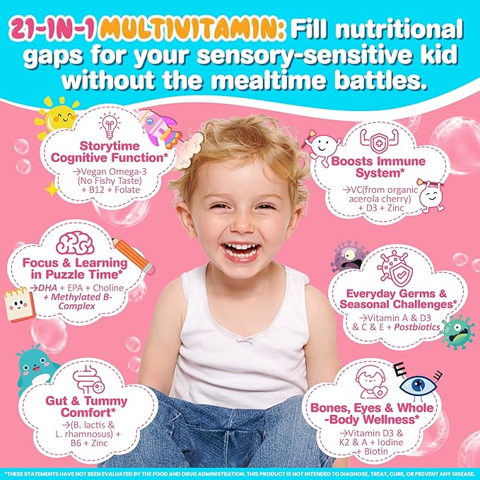 Melatonin Gummies 10mg 20mg with Magnesium for Adults + Organic Toddler Multivitamin Gummies + Omega-3 (DHA/EPA) 2 Pack
