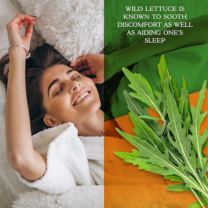 Parker Naturals Wild Lettuce Extract &amp California Poppy Seed Supplement 2 Way Premium Strength Herbal Supplement for Healthy Sleep &amp Relief Support 120 Capsules