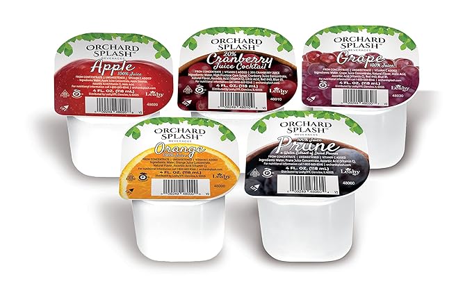 Orchard Splash 4oz Portion Control Juice Cups Apple 100% (Case of 48)