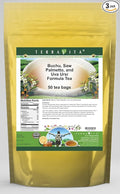 Buchu Saw Palmetto and Uva Ursi Formula Tea (50 tea bags ZIN: 512135) - 3 Pack