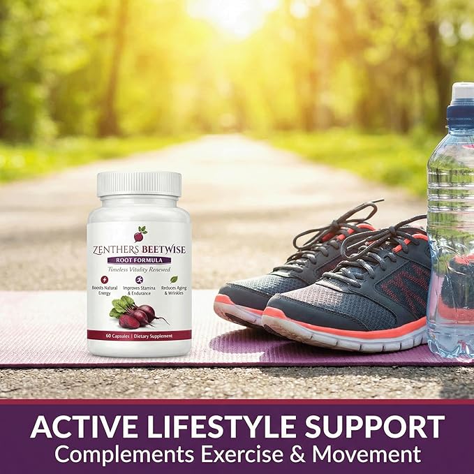 Beetwise Beetwise Root Formula Cold PressedBeetroot Supplement Natural Energy Support Vegan-Friendly60 Capsules (2PCS)