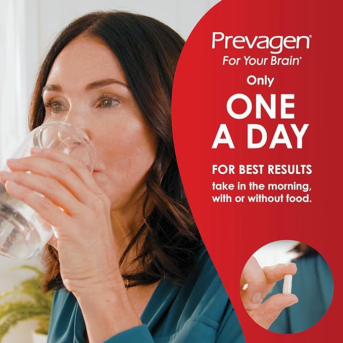Prevagen Extra Stregnth - 120 Capsules (4 Month Supply) | Formulated for Your Brain | 20mg of Apoaequorin Plus Vitamin D3 with 7-Day Pill Minder