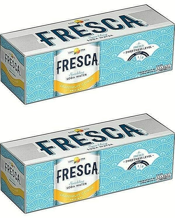 Fresca Soda 12 Fl Oz 12 Count (Pack of 2) - 10 pack .10 pack - 12 Fl Oz (Pack of 24)