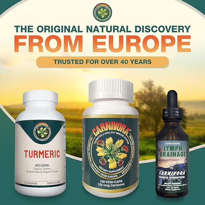 Carnivora Vegi-Caps - Gluten Free Vegan Friendly Capsules to Strengthen and Support Your Immune System (100 Capsules)