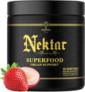 Ambrosia Nektar - Superfood Powder | Daily Organ Support Supplement | Greens Powder Alternative | 13 Superfoods for Energy Digestion Skin Health &amp Immune Support | 30 Servings | Strawberry Lyche