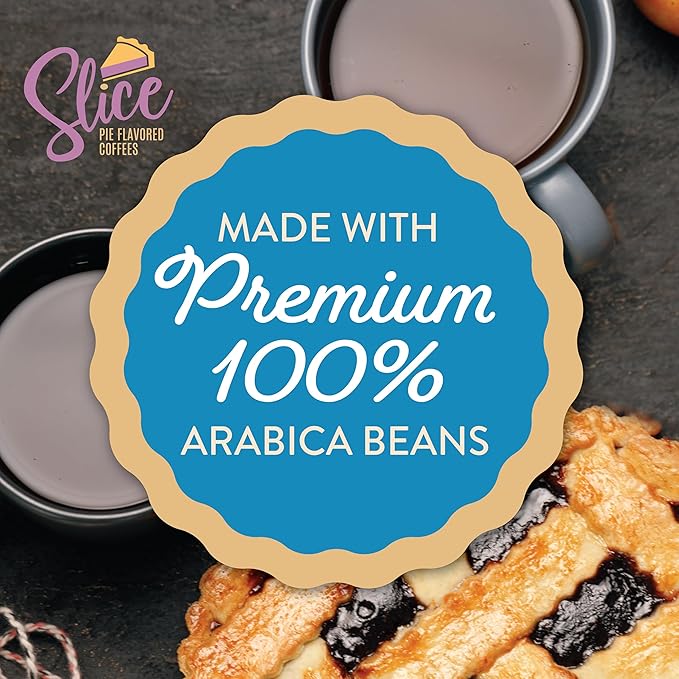 Slice Coffee Flavored Coffee Compatible with K Cup Brewers Including 2.0 Pecan Pie 40 Count