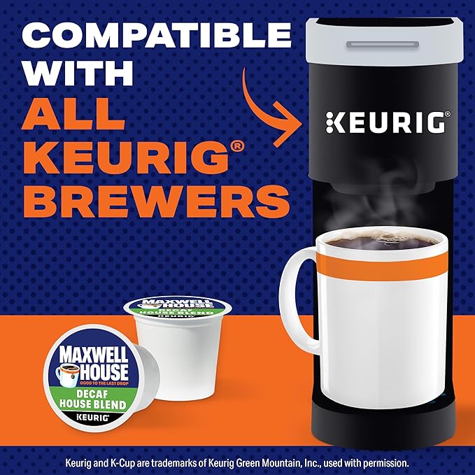 Maxwell House Decaf House Blend Medium Roast K-Cup Coffee Pods 84 ct Box