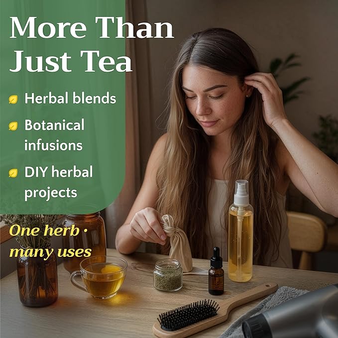 Horsetail Tea - Cut &amp Sifted Horse Tail Grass Herb - Cola de Caballo Hierba - Dried Equisetum Artvense Plant - Loose Leaf Herbs Bulk 1 pound Bag