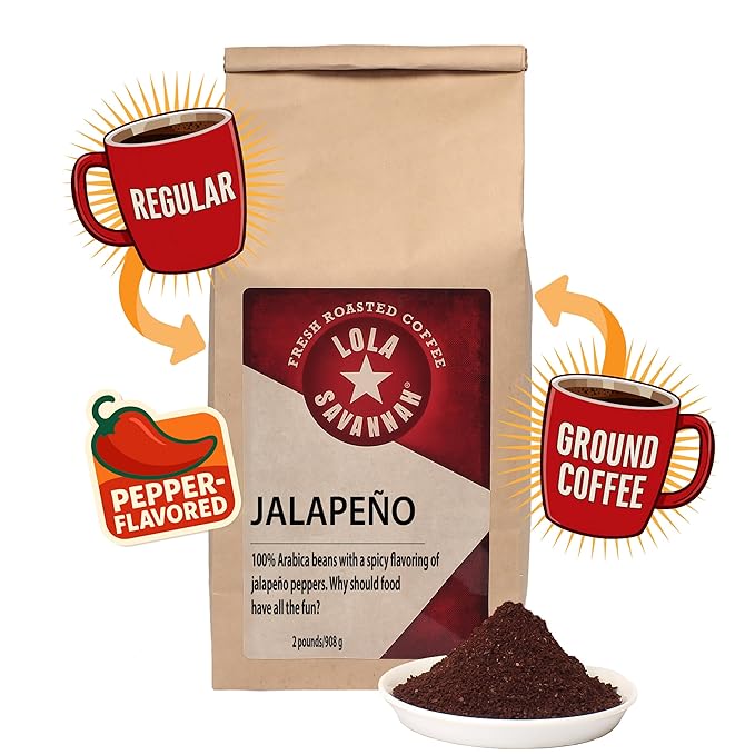 Lola Savannah Jalapeño Ground Caffeinated Coffee 2lb (32 oz)
