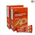 Lipatea Instant Honey Ginger Drink with Turmeric Caffeine-Free Gluten-Free Halal (Pack of 2)