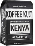 Koffee Kult Limited - Kenya Coffee Ground Medium Roast - 100% Single Origin Direct Trade Arabica Beans - Fresh Artisan Roasted (Ground 32oz)