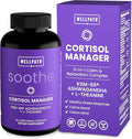 WellPath Soothe Cortisol Manager - Cortisol Supplements for Women with KSM-66® Ashwagandha &amp L-Theanine - Stress Support Detox - 11-in-1 Complex Vegan Made in USA Non-GMO 60 Ct