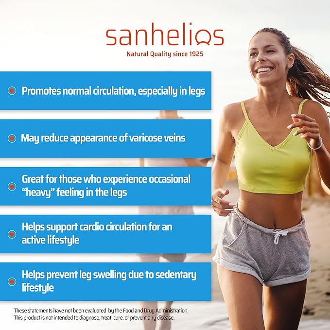 Sanhelios Circu Caps Higher Dose Max Potency Butcher's Broom Extract 900mg - Herbal Support Supplement for Healthy Blood Flow Veins &amp Circulation in Legs - 100 Capsules - 2 Pack