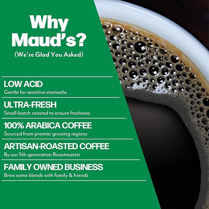 Maud's Dark Roast Medium Roast &amp French Roast Coffee Pods Bundle 54 ct Single Serve Pods – 100% Arabica Coffee Compatible with Keurig K Cups Maker