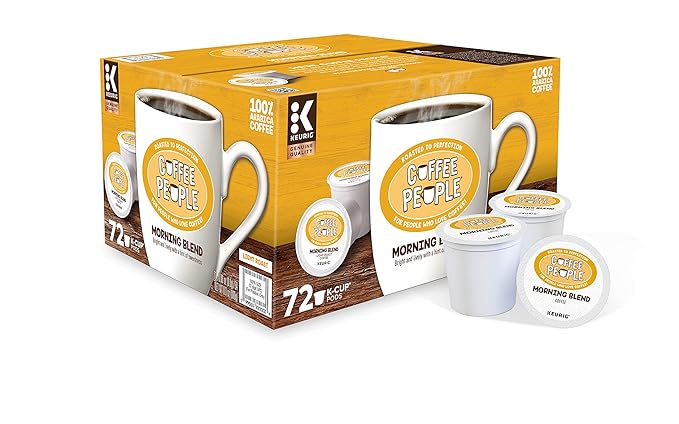 Coffee People Morning Blend Single-Serve Keurig K-Cup Pods Light Roast Coffee  72 Count