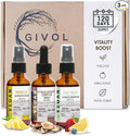 Digestive Harmony Bundle Liquid Vitamin Trio Mushroom Complex Lions Mane Reishi Maitake &amp Chaga Zinc Picolinate &amp Bromelain | Non-GMO | Gluten Free | Sugar Free | 2 Fl Oz | 240 Days Supply