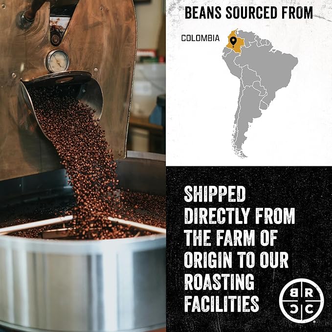Black Rifle Coffee Company Beyond Black 5 lb Bag Ground Coffee Dark Roast - Roasted Blend Made from Arabica Beans - Colombian &amp Brazilian Beans - Veteran Founded &amp American Made