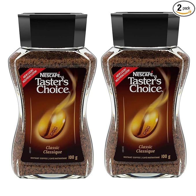 NESCAFE Taster's Choice Classic Instant Coffee 100g/Jar (2pk) {Imported from Canada}